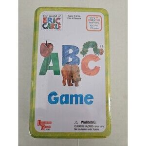 Eric Carle ABC Travel Board Card Game Hungry Caterpillar  Brown Bear 2016 Sealed